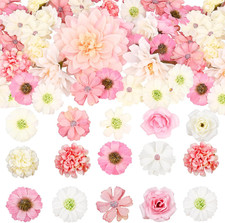 50 Pezzi Di Teste Di Fiori