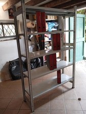 SCAFFALI METALLICI COMPONIBILI AD INCASSO CM 120 X 40