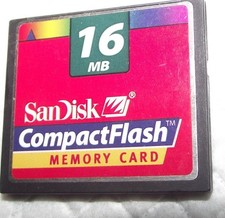 LOT OF 2 16MB COMPACT FLASH