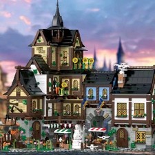 NUOVO USA ENORME Medieval Town Center 3867PC set blocchi di costruzione castello MOC con scatola