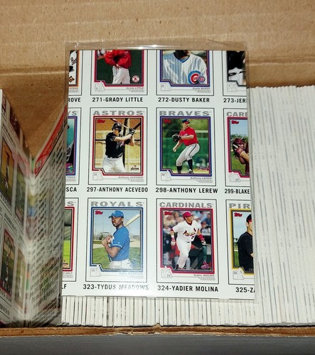 2004 topps yadier molina - yadier, raro