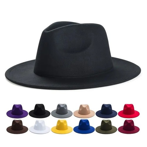 Cappello fedora tesa larga - cappello,