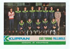 Foto KLIPPAN CUS TORINO PALLAVOLO 1979 con AUTOGRAFO Gianni Lanfranco cartolina