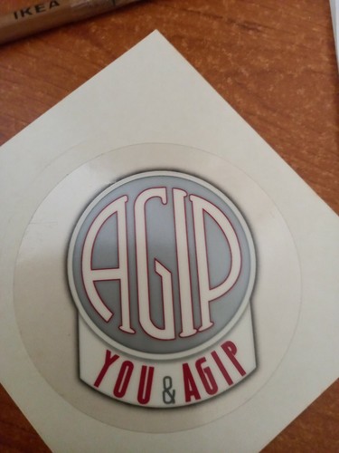 Adesivo agip you and - agip,