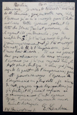 Edmund Landau - cartolina autografata autografata Heimtex C.A.Punks,