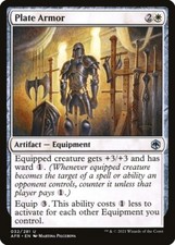 MTG Magic AFR D&D Forgotten Realms - 1x EN NM 032 U Plate Armor 