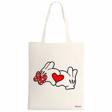 borsa poliestere ecru 34x39