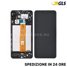 DISPLAY FULL SIZE SAMSUNG GALAXY A12 A125 F FN SCHERMO FRAME LCD - CONSEGNA 24H