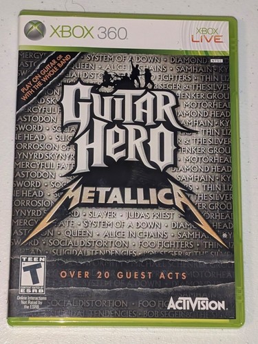 Guitar hero metallica xbox 360 - guitar,