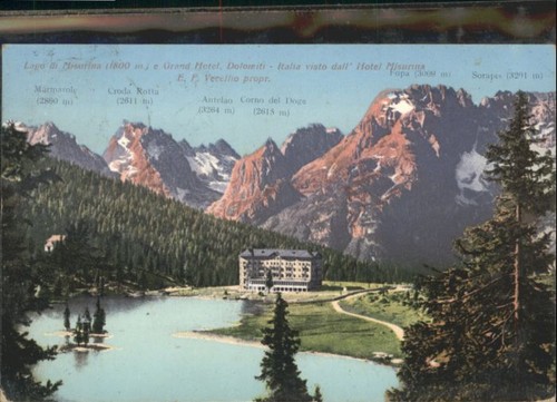 Lago misurina grand hotel - misurina,