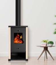 Modern Stufa a Legna con piano