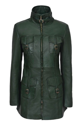 Donna verde bottiglia zip - donna,