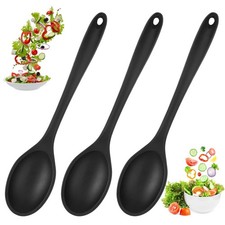 3 Pezzi Cucchiaio Silicone Cucina, Cucchiaio da Cucina per Mescolare, Senza BPA,