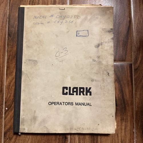 Clark manuale operatore - manuale,