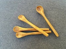 2 CUCCHIAINI POSATE LEGNO