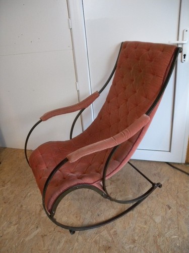 Sedia dondolo antica peter - sedia,