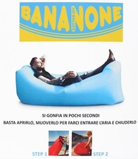 Bananone gonfiabile Cotton Joy si gonfia in pochi secondi senza pompe cm 260x70
