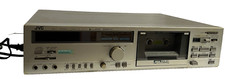 JVC DD-7 Stereo Cassette Deck 3 testine con libretto istruzioni registratore a nastro SOLO PARTI