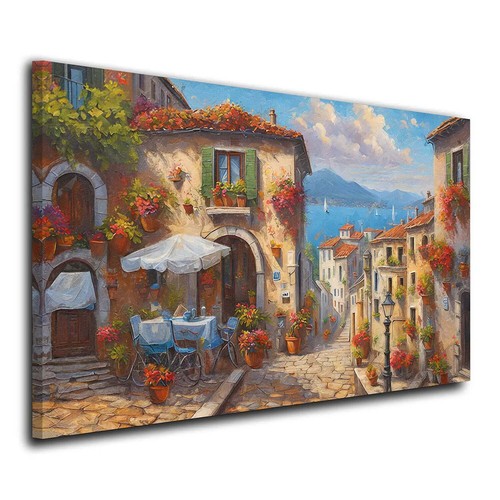 Quadro stampa tela italia - su,