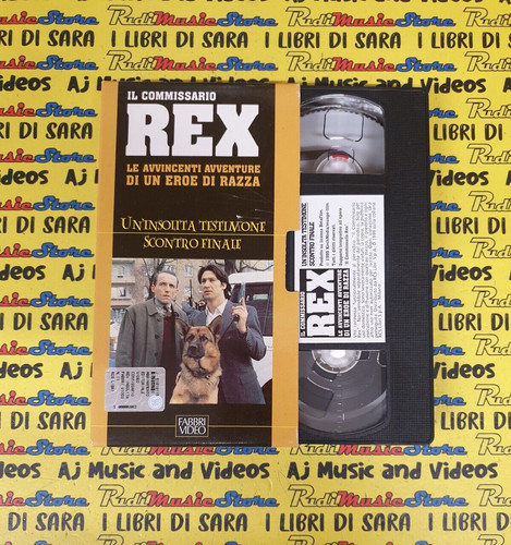 Vhs film commissario rex - vhs,