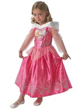 Costume Principessa Aurora per Bambine 7–8 Anni Rubie's 610277 Carnevale Festa