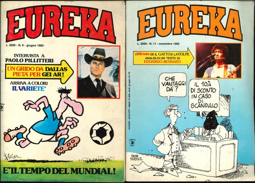 Eureka rivista fumetti e - eureka,