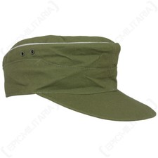 WW2 German Army DAK Officers Cap - Repro Peak Sun Hat Soldier Uniform All Sizes
