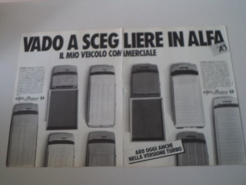 Advertising pubblicità 1985 - advertising,