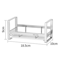 S/L Grande Lavello Cremagliera Pulizia Spazzola Soap Contenitore Cucina Inserti