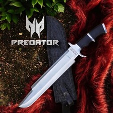 Coltello replica Predator fatto a mano con fodero in pelle.Machete Predator.coltello regalo