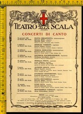 Teatro alla Scala Locandina