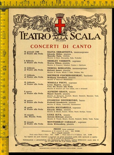 Teatro alla scala locandina - alla,