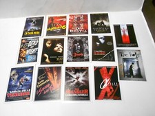 MINI LOCANDINE 14 Schede Film ciak , Horror come da foto