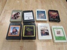 Vintage Lot of (8) 8 track