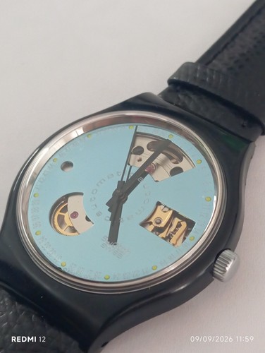 Swatch automatico 1991 black - swatch,