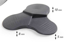 3 PEZZI FERMA PORTA FERMAPORTA UNIVERSALE Cuneo BLOCCA PORTA 3 ALTEZZE ASS 10 CM