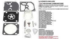 KIT REVISIONE CARBURATORE ZAMA