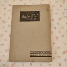 La famiglia dell'antiquario - Carlo Goldoni - 1925 - Edizioni Principiato 