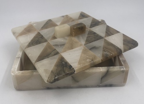 Handmade marble inlay jewelry - marble,