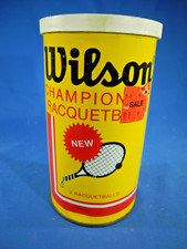 wilson championship racchetta 2 in lattine di metallo sigillate vintage