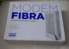 Modem WIND TRE Infostrada Fibra 1000 Mega Router WiFi D-LINK DVA 5592 Bianco