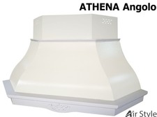 Cappa FHULLER Angolo Athena 103X103 Legno Frassino o Tiglio Grezzo + MOTORE 420