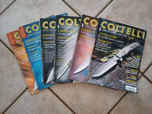 Lotto riviste coltelli anno - 6,