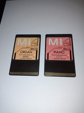 KORG 2 CARD SINGOLE MPC-05 PIANO + MPC-08  ORGAN  X  KORG M1/M1r/T3
