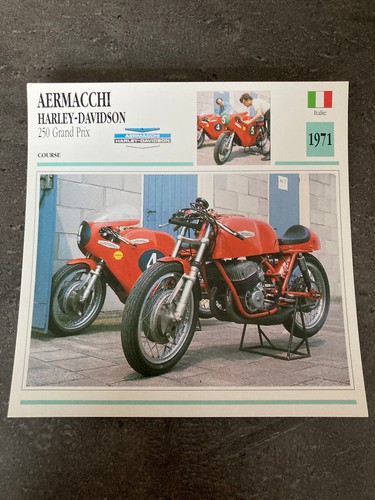 Carte fiche moto collection - carte,