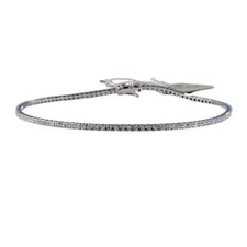 Bracciale tennis oro bianco - tennis, in