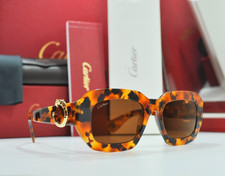 Nuovi occhiali da sole Cartier panthere CT0546S 005 avana/oro montatura occhiali da vista per donna