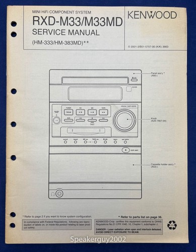 Manuale servizio originale - servizio,