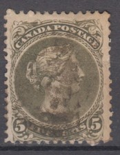 Canada Scott #26iv 5 cent