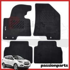 TAPPETI HYUNDAI IX35 DAL 2009 AL 2015 IN MOQUETTE CON RICAMO E 3 FISSAGGI 4PZ